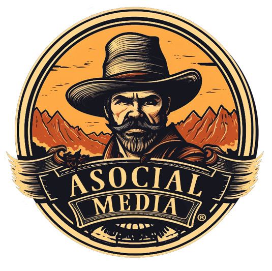 Asocial Media Registered Trademark Logo